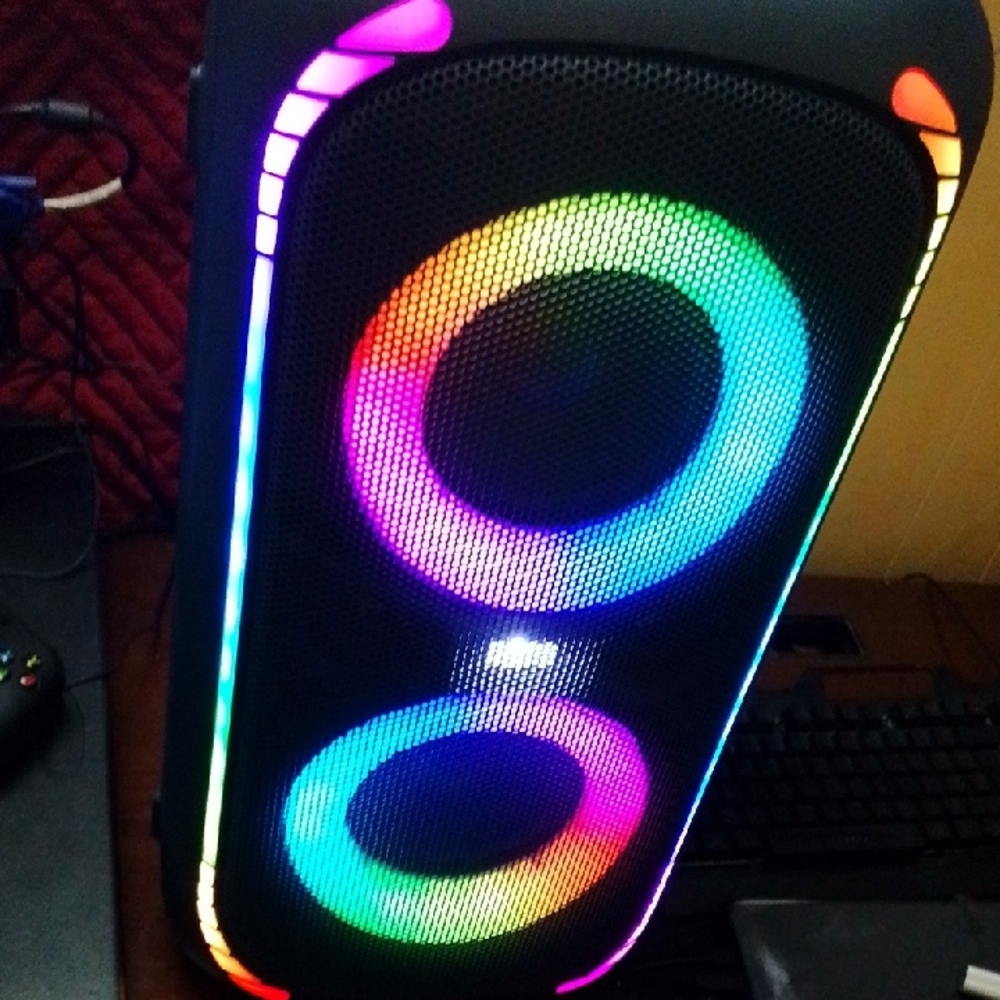 LED Bluetooth Speaker with Colorful Lights